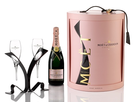 Moët Rosé Impérial Unfurl the Tie